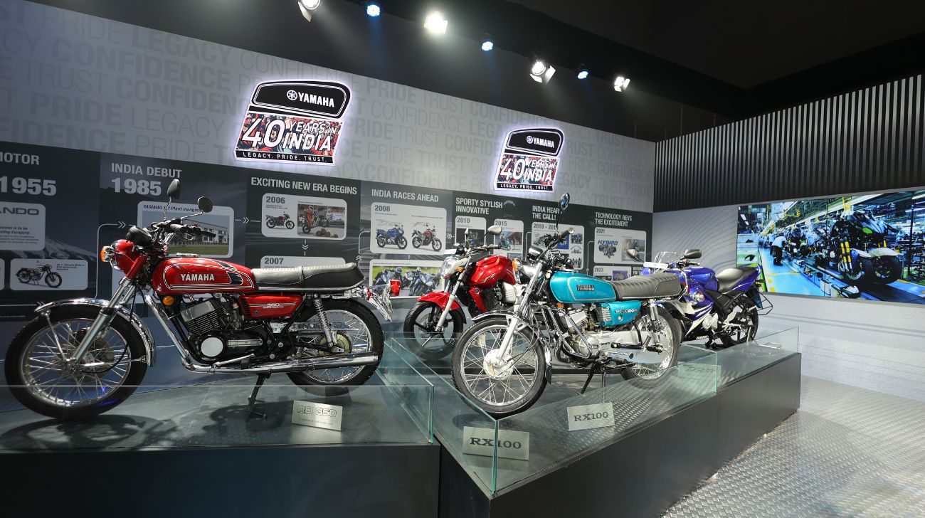 Yamaha Showcases Multiple Motorcycles at Bharat Mobility Global Expo 2025